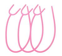 ADOCARN 3 Tubi di Prolunga per Stetoscopio Rosa, Tubi di Ricambio in Materiale Resistente, Accessori per Auscultazione Professionale, Compatibili Vari Modelli, Leggeri e Durevoli per Uso