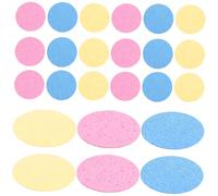ADOCARN 30pezzi Spugne Compresse Per Viso Spugnette Cellulosa Per Makeup Pulizia Profonda e Esfoliazione Della Assorbimento Eccellente Delicate Sulla