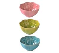 ADOCARN 3pezzi Ciotola Ceramica Piccola Contenitore Per Oli Essenziali e Maschere Per Viso Per Saloni Di Bellezza e Uso Domestico Riutilizzabile e Facile Da Pulire