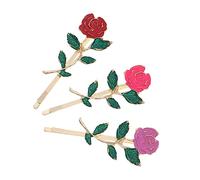 ADOCARN 3pezzi Fermagli Per Forma Di Fiore Lega Eleganti e Leggeri Per Ragazze Clip Decorativa Per Stile Occasione Speciale