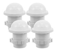 ADOCARN 4 pezzi di copertura protettiva per sensore di movimento, alloggiamento per rilevatore a infrarossi, guscio di rilevamento in plastica compatibile con vari sistemi intelligenti