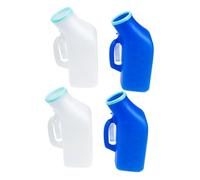 ADOCARN 4 Pezzi Urinaria Portatile per Uomini con Scala Urinale per Anziani per Viaggi e Campeggio Urinario Facile e Trasportare