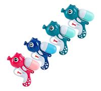 ADOCARN 4Pezzi Giocattoli Sparatutto per Forma Cavalluccio Divertenti Giocattoli per Bagno per Feste Piscina e Giochi Estivi All Stimola