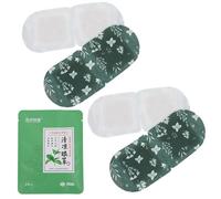 ADOCARN 5 Pezzi Cerotti Occhi Rinfrescanti Non Tessuto Verde, Patch per Borse e Occhiaie Effetto Refrigerante, Notturno