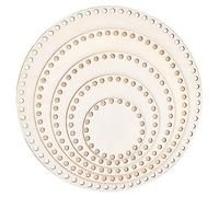 ADOCARN 5pezzi Base Legno per Borse Fai da Te Fondo per Uncinetto per Creazioni Artigianali Kit Versatile e Decorativo Adatto Tecniche di e Cucito Facilita La Realizzazione di Borse