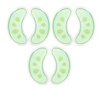 ADOCARN 6 Paia Maschera Occhi Rilassante Verde in Plastico Portatile Formula Lenitiva per Affaticamento, per Adulti Durante Riposo a Casa al Lavoro