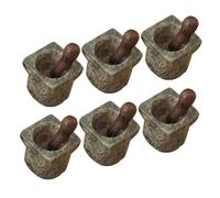 ADOCARN 6 Pezzi Accessori Miniatura per Casa delle Barattoli Pietra Realistici per Decorazioni Diy e Scene Miniatura per Creativi e Sabbia