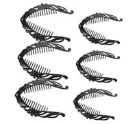 ADOCARN 6pezzi Fermagli Per Forma Di Fiore Mollettone Decorativo Per Donna Per Occasioni e Acconciature Eleganti