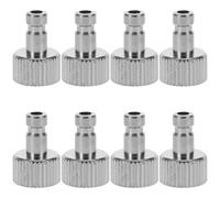 ADOCARN 8 Pezzi di Raccordo Adattatore filettato Femmina per Tubo Flessibile per aerografo a sgancio rapido per la Sostituzione di Materiali Fai da Te e per la Pittura