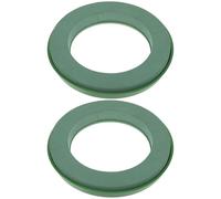 ADOCARN Anello Ventosa 2 Verde con Spugna Floreale Pezzi per Fioristi | Auto Nuziali e Allestimenti, Supporta 36 Rose o 88 Lecca-lecca, Installazione Rapida