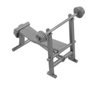 ADOCARN Attrezzatura Fitness Miniatura per Casa delle Accessori per Esercizi con Bilanciere e Panca Pesi per Decorazioni e Progetti da Te