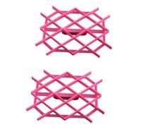 ADOCARN Biscuit Cutter Set di 5 a Forma di Diamante in Plastica per Dolci, Pasta e Vegetables, Strumenti da Cucina per Baking e Decorazioni Cake
