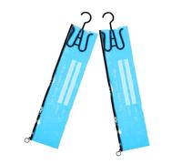 ADOCARN Borsa Porta Parrucche e Extension Porta-extension Per Chioma Con Ganci, Organizer Sospeso in Pvc, Set Da 2 Pezzi Per Uso Domestico e Viaggi, Protezione Anti Polvere e Danni Ambientali