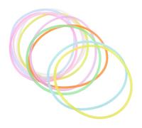 ADOCARN Braccialetti in Silicone Luminosi al Buio e Adatti alla Maggior Parte dei Polsi Comodi da Indossare 100 Pezzi Design Sottile ed Elegante e Colore Casuale per