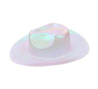 ADOCARN Cappello Western per Brim Elegante e Accessorio per Costumi Halloween e Feste Design Moderno per Cowgirls e Speciali