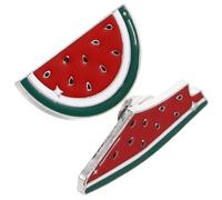 ADOCARN Cartoon Brooch Pin 2 Pezzi Spille a Forma di Cocomero Rosso in Lega di Zinco per Occasioni Informali