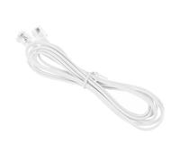 ADOCARN Cavo Resistente Bianco Telefonico 4 Conduttori in Rame e Pvc Connettore Rj11 a Rj45 6p4c a 8p8c per Uso Domestico e Business