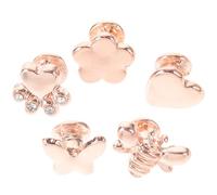ADOCARN Charms per Cinturino Orologio in Metallo 5 Pezzi Decorazioni Delicate per Cinturini Smartwatch, Design Esclusivo e Facile da Usare per Abbellire Tuo Orologio