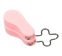 ADOCARN Clip Modellante Naso in Silicone e Metallo Rosa Design Ergonomico e Antiscivolo, Sollevatore e Correttore per Ponte Nasale per Uso Quotidiano Durante Pasti e Lettura