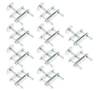 ADOCARN Clip Morsetto per Tubi da Laboratorio a Vite Spirale 10 Pezzi, Morsetto di Controllo Flusso Liquido Compatto e Portatile per Tubi Acqua Industriali e Sperimentali