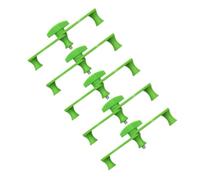 ADOCARN Clip per Supporto Piante Rampicanti 5 Pezzi in ABS Verde Design a Tre Colonne per Modellare e Sostenere la Crescita delle Piante in Giardino