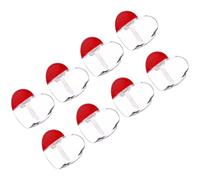 ADOCARN Contenitori per Lucidalabbra Design Compatto e Portatile a Forma di Cuore da 5ml Ricaricabili in Plastica Set da 25 per Viaggi All'aperto