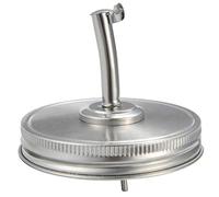 ADOCARN Coperchio in Acciaio Inox Beccuccio Versatore e Tappo per Barattoli a Bocca Larga, Utensile da Cucina per Olio e Aceto, Accessorio Pratico per Uso Quotidiano e Occasioni Speciali