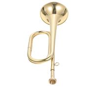 ADOCARN Corno di Cavalleria Tromba per la Banda Scolastica in Rame Oro Strumento Musicale Leggero Facile da Trasportare per Principianti