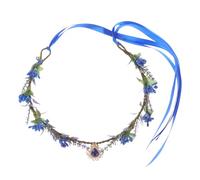 ADOCARN Coroncina Da Fata Pietre Preziose Con Foglie Per Costumi Rinascimentali Accessorio Elegante Per Donne Cerchietto Per Feste e Matrimoni Design Unico e Versatile