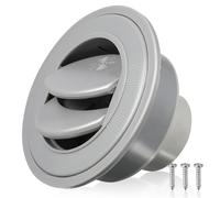 ADOCARN Deflettore per Condizionatore Rotondo in Abs per Vacanze Estive, Design Semplice ed Elegante Materiale Robusto e Ventilazione per Autobus e Camper