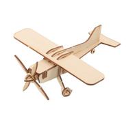 ADOCARN Di Aereo in Legno Ornamento Artigianale di Aereo retrò Aereo in Legno Grezzo Modelli di Aerei d'Epoca Piccolo Aeroplano Elicottero Ornamento Aereo per