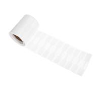 ADOCARN Etichette Prezzo Gioielli Adesive 500 Pezzi in Carta Kraft Bianco Retro Autoadesivo Forte e Superficie Vuota per Etichettatura in Ambienti Retail