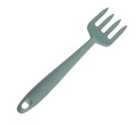 ADOCARN Forchetta in Silicone Grande e Multifunzionale Verde Scuro, Utensile da Cucina Pratico per Mescolare e Servire Pasta, Forchetta Riutilizzabile