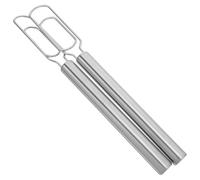 ADOCARN Frusta per Impasto in Acciaio Inossidabile 2 Pezzi, Accessorio Professionale per Pizza e Pane, Riduce Affaticamento e Previene Attaccamento, per Preparazione Riutilizzabile