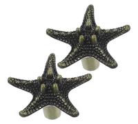 ADOCARN Manopole per Porte a Forma di Stella Marina in Lega di Zinco, 2 Pezzi, Facili da Installare, per Cassetti e Armadi Design Confortevole
