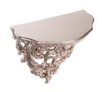 ADOCARN Mensola Da Muro Stile Vintage Ripiano Sospeso Con Intagli Decorativi Perfetta Per Cucina Bagno e Soggiorno Organizzazione Elegante Per Piccoli Oggetti e Accessori
