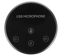 ADOCARN Microfono USB Omnidirezionale per Conferenze Pickup Audio a 360°, Facile da Usare, Struttura in Lega di Alluminio, per PC e Notebook Durante Live Streaming e Canto