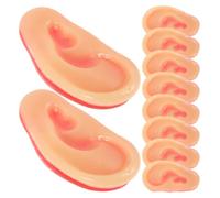 ADOCARN Orecchie Finte Realistiche Morbide 10 Pezzi Beige in TPR per Decorazioni Halloween e Scherzi Festa per Travestimenti e Giochi di Inganno