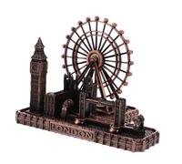ADOCARN Ornamenti per Souvenir del Ponte di Londra Decorazioni per Ufficio Decorazioni per Scrivania di Torre Dell'Orologio in Miniatura da Tavolo