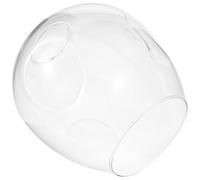 ADOCARN Paralume Struttura Semplice e Trasparenza Eccellente in Vetro per Lampada Pendente Design Unico Concavo per Decorazione Soggiorno