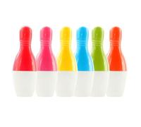ADOCARN Penna Sfera Retrattile Plastica Resistente Design a Forma di Palla da Bowling Scrittura Scorrevole e Portatile, Confezione da 20 Pezzi Colore Casuale per Studenti