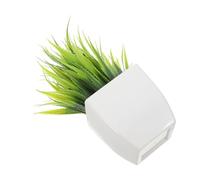 ADOCARN Piante Finte Bonsai Mini Vaso Aloe Vera Foglie Realistiche in Plastica Resistente Per Decorazioni Casa Ufficio Interno Senza Manutenzione