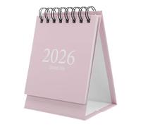 ADOCARN Piccolo calendario da tavolo 2026-2027, pianificatore giornaliero riutilizzabile, calendario lunare cinese, ideale per la pianificazione, l'arredamento della casa e l'uso in ufficio,