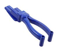 ADOCARN Pinza per Chiodi di Plastica Blu con Protezione per Mani, Utensile Compatto per Fissare Chiodi in Kit e Progetti Variegati