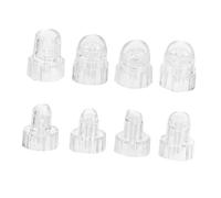 ADOCARN Punte di Ricambio per Macchina Ossigenoterapia Facciale 8 Pezzi in Plastica Compatibili Accessori per Dispositivi Bellezza Pulizia Profonda Viso Uso Professionale