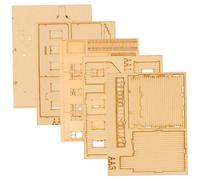 ADOCARN Puzzle in del Sud-EST Asiatico Due Scene Kit Rompicapo Artigianali in per Adulti Modelli Edifici Classici Giocattoli Puzzle