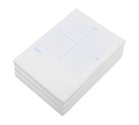 ADOCARN Quaderno Matematica Coordinate Xy Precise, Carta Millimetrata Bianca, 3 Pezzi, per Esercizi Scolastici e Compiti a Casa