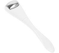 ADOCARN Rullo da Massaggio per Occhi in Acciaio Inossidabile e Plastica Bianco, Portatile per Cura del Viso, Adatto per Guance e Fronte Funzione Massaggiante