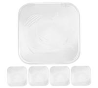 ADOCARN Salvaporta Adesivi Antiscivolo 6 Pezzi in Silicone a Forma di Balena Bianco Riduce Suoni e Assorbe Urti, Confezione per Protezione Maniglia Porta