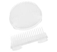 ADOCARN Set da 2 Porta Spilli per Composizioni Floreali in Plastica Trasparente, Base per Rana di Fiori Resistente e Sicura, Accessori per Arte Floreale Fai da Te e Allestimenti